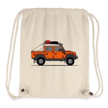 Defender Double Cab Offroad Orange - Stanley/Stella Recycled Gym Bag - natural - Front