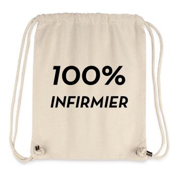 Nurse PKrankenschwester Infirmier Infirmière - Stanley/Stella Recycled Gym Bag - natural - Front