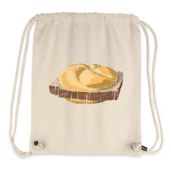 Österreichisch / Bayrische Leberkassemmel - Stanley/Stella recycelter Gym Bag - Naturweiß - Vorne
