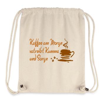 Coffee in the morning drives Kumma and Sorgn - Stanley/Stella Recycled Gym Bag - natural - Front