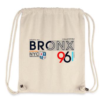 Design streetwear urbain du Bronx - Sac à cordon recyclé Stanley/Stella - blanc naturel - Devant