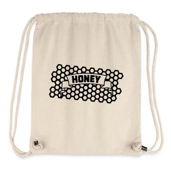 Honeycomb - Stanley/Stella Recycled Gym Bag - natural - Front