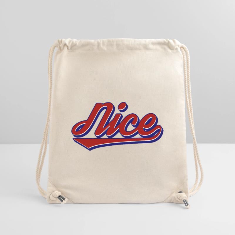 Nice Script Retro Logo Stil Stanley/Stella recycelter Gym Bag