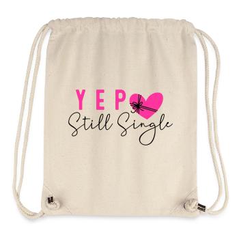 Still Single - Stanley/Stella recycelter Gym Bag - Naturweiß - Vorne