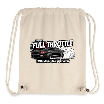 Full Throttle: Unleash The Power - Stanley/Stella Recycled Gym Bag - natural - Front