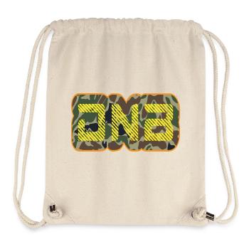 DNB Camo Glyphen Neon - Stanley/Stella recycelter Gym Bag - Naturweiß - Vorne