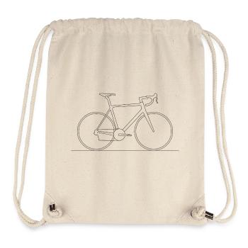 Aero Road Bike Line Cycliste Élégant - Sac à cordon recyclé Stanley/Stella - blanc naturel - Devant