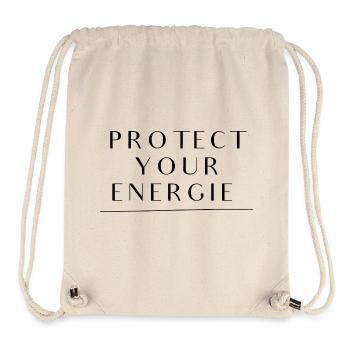 Protégez votre énergie – Chemise Mindset - Sac à cordon recyclé Stanley/Stella - blanc naturel - Devant