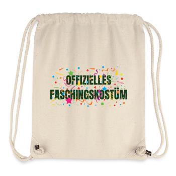 Offizielles Faschingskostüm - Stanley/Stella recycelter Gym Bag - Naturweiß - Vorne