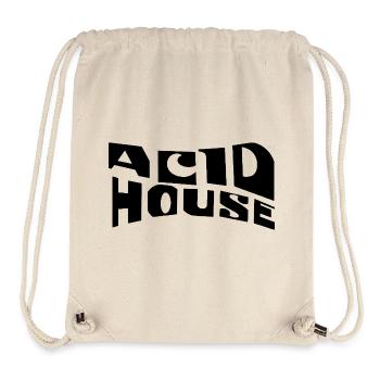 Acid House music logo design - Stanley/Stella Recycled Gym Bag - natural - Front