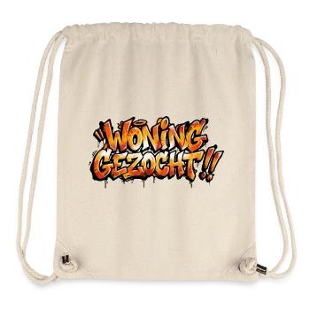 Graffiti-Text von Eigentum gesucht - Stanley/Stella recycelter Gym Bag - Naturweiß - Vorne