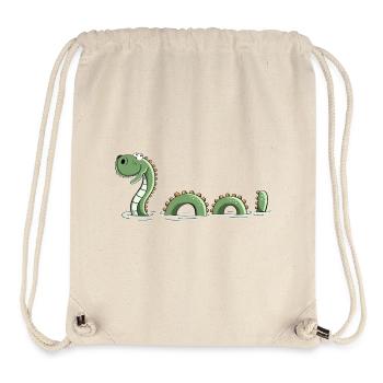 Lustiges Seeungeheuer - Monster - Nessie - Comic - Stanley/Stella recycelter Gym Bag - Naturweiß - Vorne