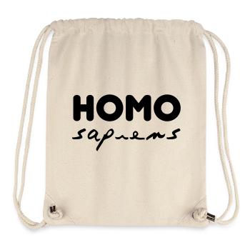 homo sapiens - Stanley/Stella Recycled Gym Bag - natural - Front