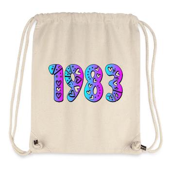 Year of birth 1983 - Stanley/Stella Recycled Gym Bag - natural - Front
