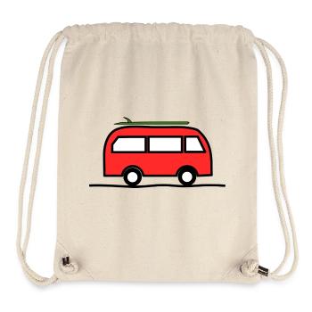 PAPA. OPA. VATERTAG. GELIEBTE. MEISTER - Stanley/Stella recycelter Gym Bag - Naturweiß - Vorne