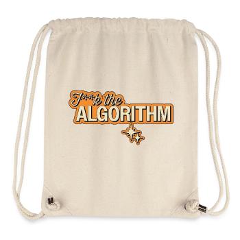 Fk the Algorithm – Digitale Rebellion - Stanley/Stella recycelter Gym Bag - Naturweiß - Vorne