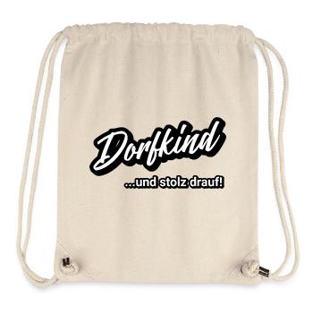 Dorfkind Stolz aufs Dorf Shirt - Stanley/Stella recycelter Gym Bag - Naturweiß - Vorne