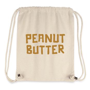 Pâte d’arachide 🥜 - Sac à cordon recyclé Stanley/Stella - blanc naturel - Devant