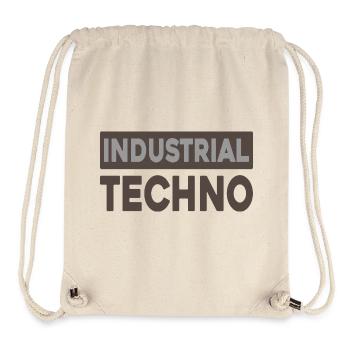 Industrial Techno Typography - Stanley/Stella Recycled Gym Bag - natural - Front