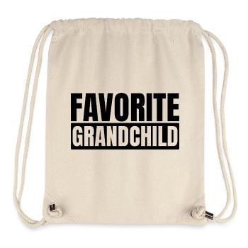 Favorite grandchild - Stanley/Stella Recycled Gym Bag - natural - Front
