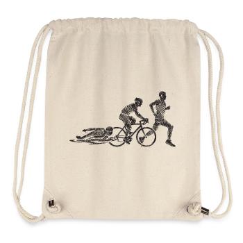 Cycling Zombie Circuit - Stanley/Stella Recycled Gym Bag - natural - Front
