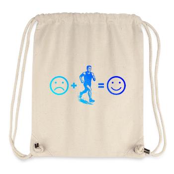 Funny race motif - Stanley/Stella Recycled Gym Bag - natural - Front