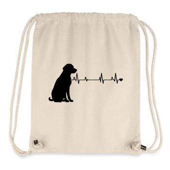 Hund - Stanley/Stella recycelter Gym Bag - Naturweiß - Vorne