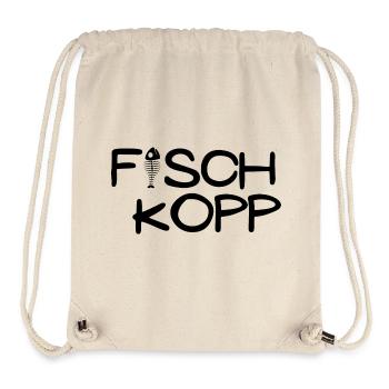 Fischkopp Motiv Angler - Stanley/Stella recycelter Gym Bag - Naturweiß - Vorne