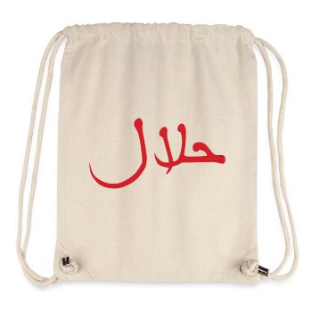 Halal حلال - Stanley/Stella recycelter Gym Bag - Naturweiß - Vorne