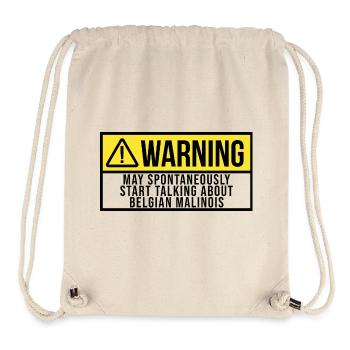 Belgischer Malinois - Stanley/Stella recycelter Gym Bag - Naturweiß - Vorne