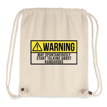 Kangaroo - Stanley/Stella Recycled Gym Bag - natural - Front