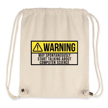 Informatik - Stanley/Stella recycelter Gym Bag - Naturweiß - Vorne