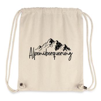 Alpenüberquerung - Stanley/Stella recycelter Gym Bag - Naturweiß - Vorne