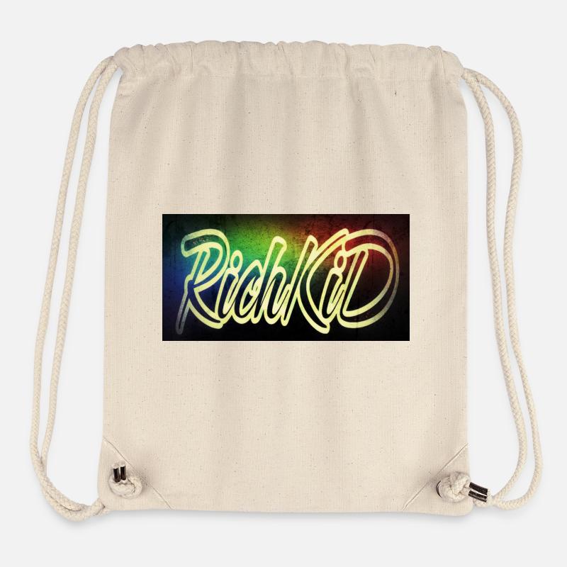 Just a rich Kid - Stanley/Stella recycelter Gym Bag - Naturweiß