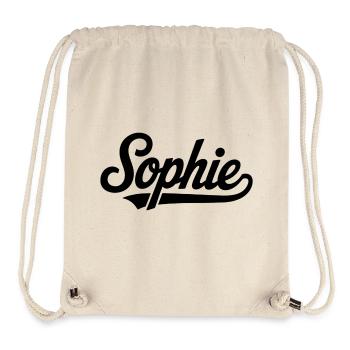 Sophie name first last family - Stanley/Stella Recycled Gym Bag - natural - Front
