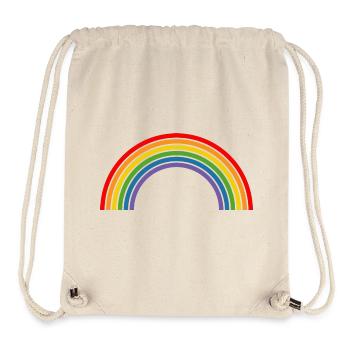 Rainbow - Stanley/Stella Recycled Gym Bag - natural - Front