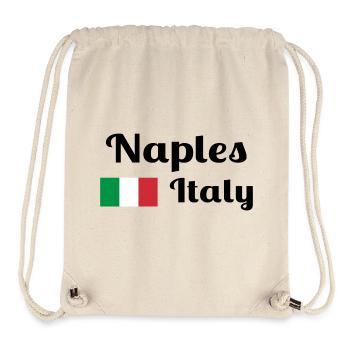 Neapel Italia - Stilvolle Drucke - Stanley/Stella recycelter Gym Bag - Naturweiß - Vorne