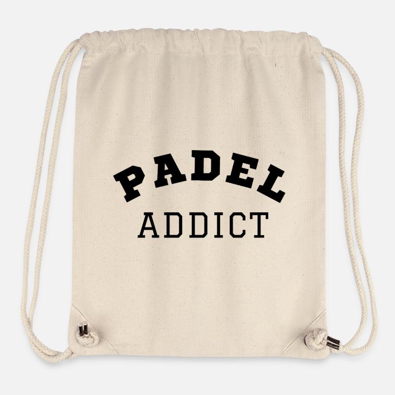 Padel-Süchtiger - Stanley/Stella recycelter Gym Bag - Naturweiß