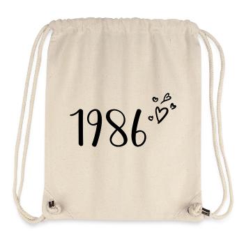 1986 - Stanley/Stella recycelter Gym Bag - Naturweiß - Vorne