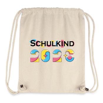 Schulkind 2026  - Stanley/Stella recycelter Gym Bag - Naturweiß - Vorne