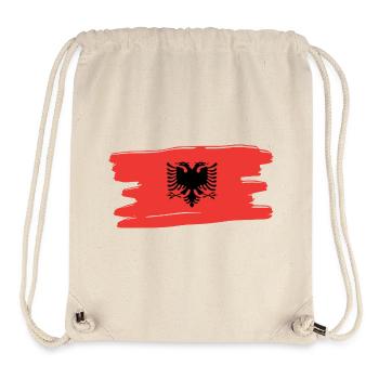 Albania Flag Albanians - Stanley/Stella Recycled Gym Bag - natural - Front