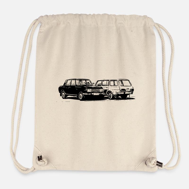 Wartburg P 353 - Sac à cordon recyclé Stanley/Stella - blanc naturel