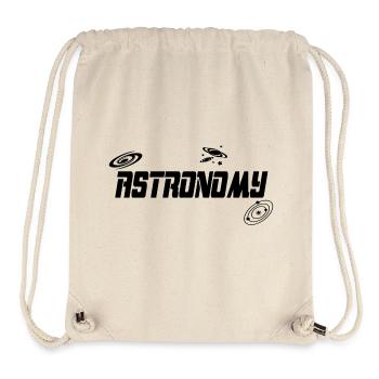 Astronomy - Stanley/Stella recycelter Gym Bag - Naturweiß - Vorne