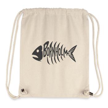 Bornholm Grätenstyle - Stanley/Stella recycelter Gym Bag - Naturweiß - Vorne