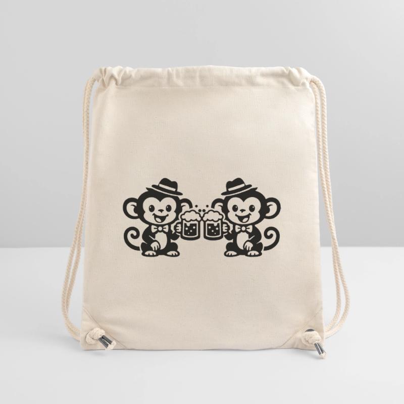 Monkey Beer Team Stanley/Stella Recycled Gym Bag