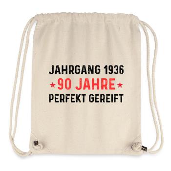 Vintage 1936 – 90 years perfectly matured - Stanley/Stella Recycled Gym Bag - natural - Front