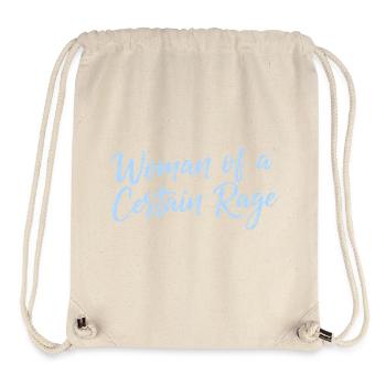Woman Of A Certain Rage Statement Design - Stanley/Stella recycelter Gym Bag - Naturweiß - Vorne
