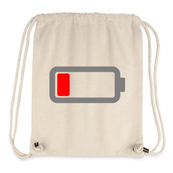 battery empty - Stanley/Stella Recycled Gym Bag - natural - Front
