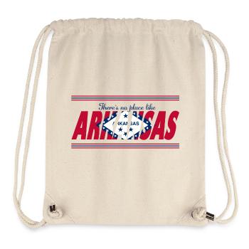 Es gibt keinen Ort wie Arkansas - Stanley/Stella recycelter Gym Bag - Naturweiß - Vorne