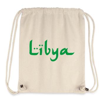 Libya Libyen - Stanley/Stella recycelter Gym Bag - Naturweiß - Vorne